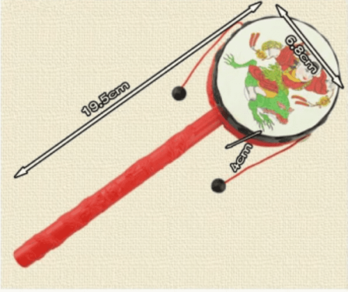 Hand Drum Rattle Toy - Image 2