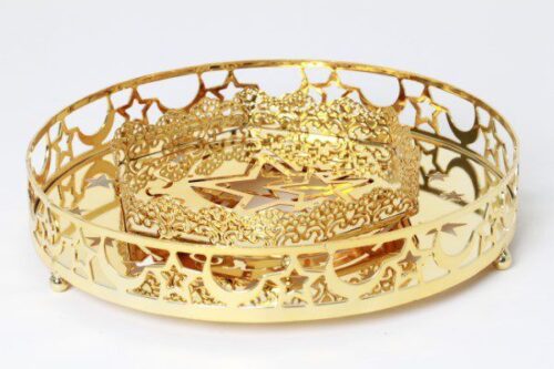 W20220015/05 Metal Tray Luxury Plate