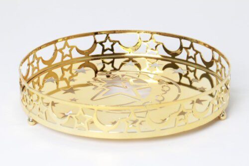 W20220015/05 Metal Tray Luxury Plate - Image 2