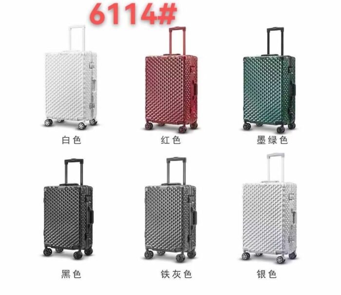 LUCKY POWER SUITCASES Wholesale - Travel Trolly Bags Wholesale - Aluminum #6114（20/24/28 3pc full set) - Tradedubai.ae Wholesale B2B Market