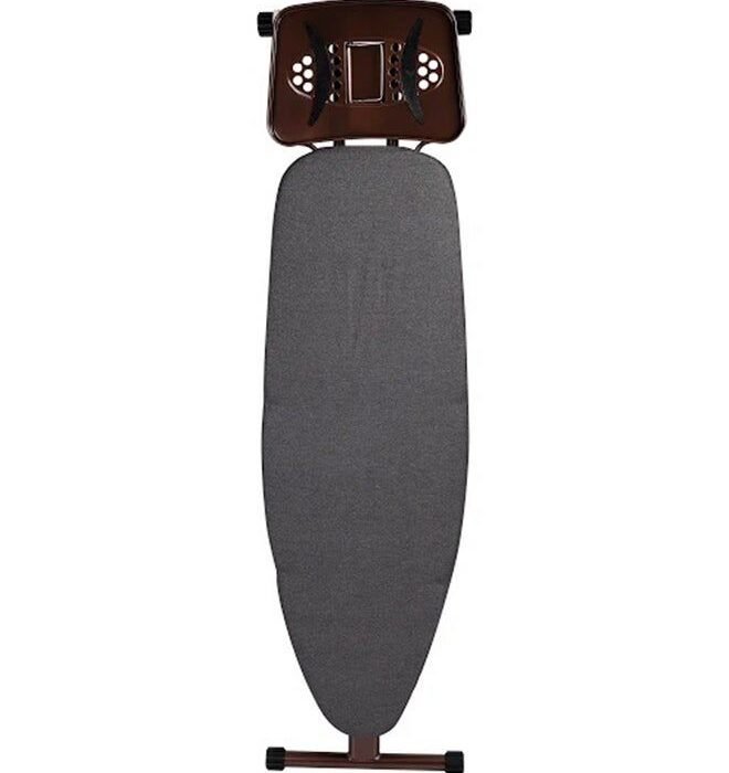 Royalford Portable Ergo-Wide Pro Ironing Board With Steam Iron Rest And Heat Resistant Metallic Cover Brown - Trade Dubai Home & Kitchen Products Wholesaler - Tradedubai.ae Wholesale B2B Market