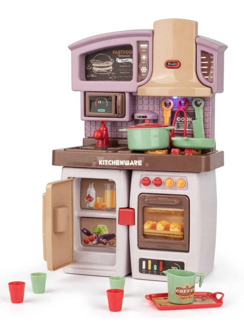 Generic Pretend Play Doll House Kitchen Set With Accessories For Kids   A3ad9072 Ccc5 4f80 8d50 B90bccd28250 