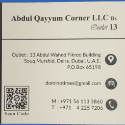 Abdul Qayyum Corner LLC bR.