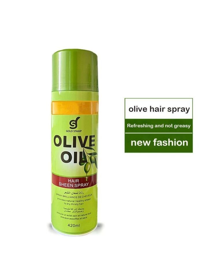 GOLD STAMP Olive Oil Hair Sheen Spray 420 ML - Trade Dubai Beauty Wholesaler - Beauty Products - Hair Care Products - Tradedubai.ae Wholesale B2B Market