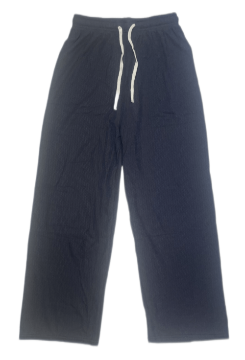 Thin wide-leg pants women's summer plus-size textured vertical-leg casual pants - Image 5