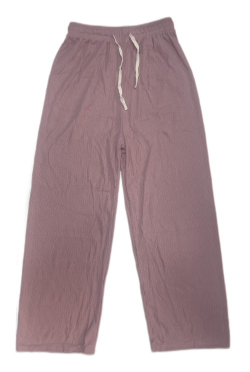 Thin wide-leg pants women's summer plus-size textured vertical-leg casual pants - Image 4