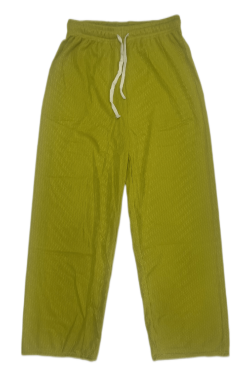 Thin wide-leg pants women's summer plus-size textured vertical-leg casual pants - Image 2