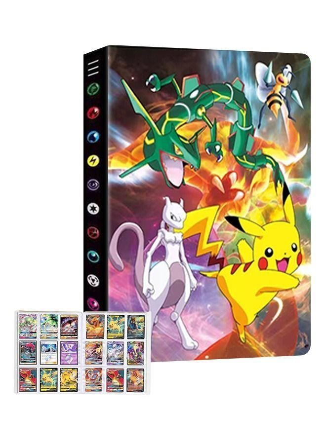 b4daa142-5d5a-47c6-840b-c15fc76134bd.jpg Pokemon 432-Piece Pokemon Cards Collection Album Book Card File Compatible Card Binder - Image 1