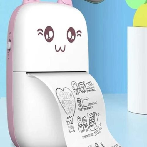 Rechargeable Mini Portable Bluetooth Android Inkjet Printer With Built In Printing Papers trade dubai