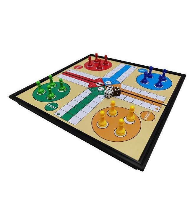 Generic Portable Magnetic Ludo Board Games Folding Flight Game Flying Chess Entertainment Educational Gift for Children Students Adults Family Home School Travel - Trade Dubai Game Wholesaler - Dubai Toys Wholesaler - Dubai Game Wholesaler - Tradedubai.ae Wholesale B2B Market