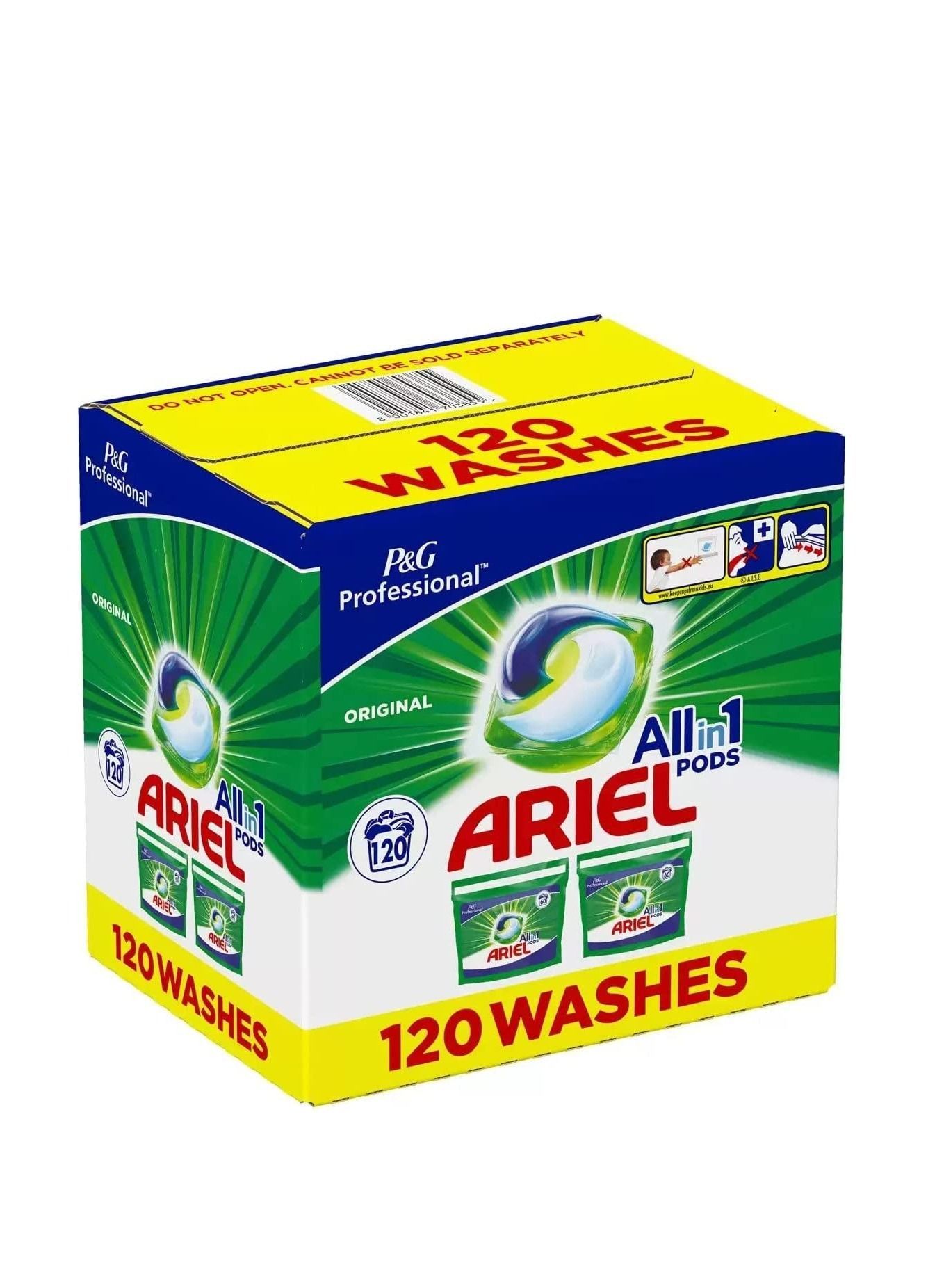 Ariel Ariel All In One Pods Washing Liquid Laundry Detergent Tabletscapsules 120 Wash 2814