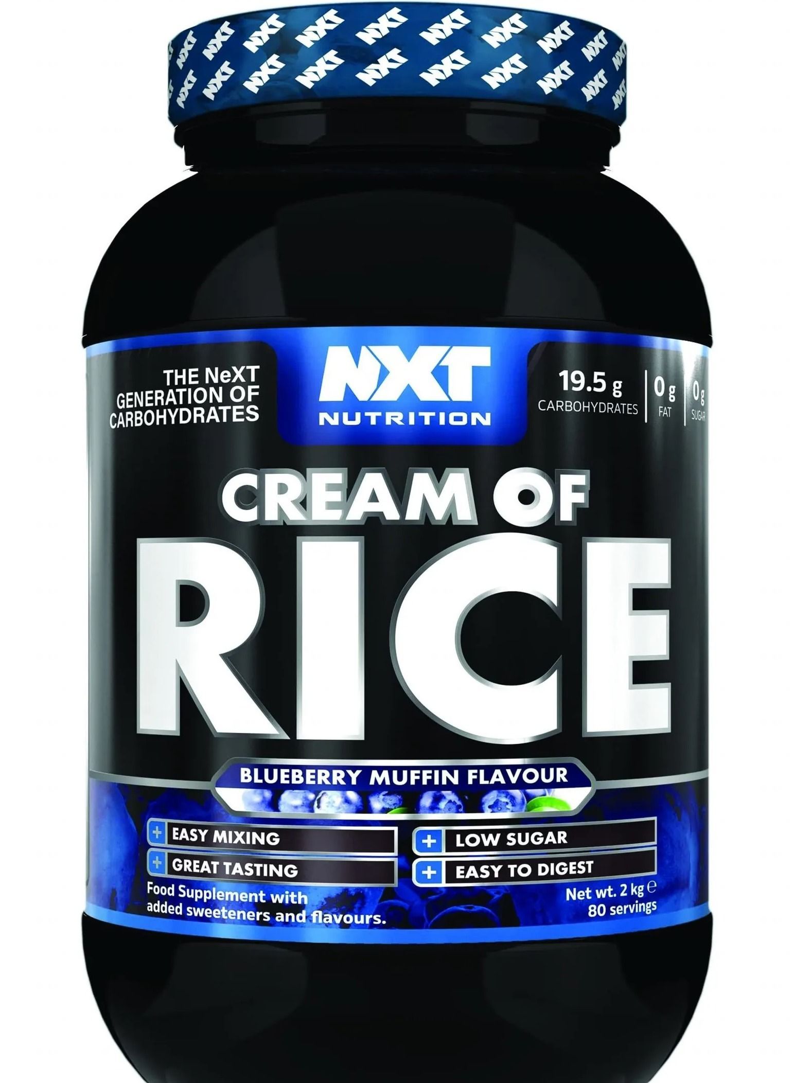 79bec2bb-4b21-4640-80ce-a955342cf9bd.jpg NXT Nutrition Cream Of Rice Blueberry Muffin 80 Servings 2 Kg - Image 1
