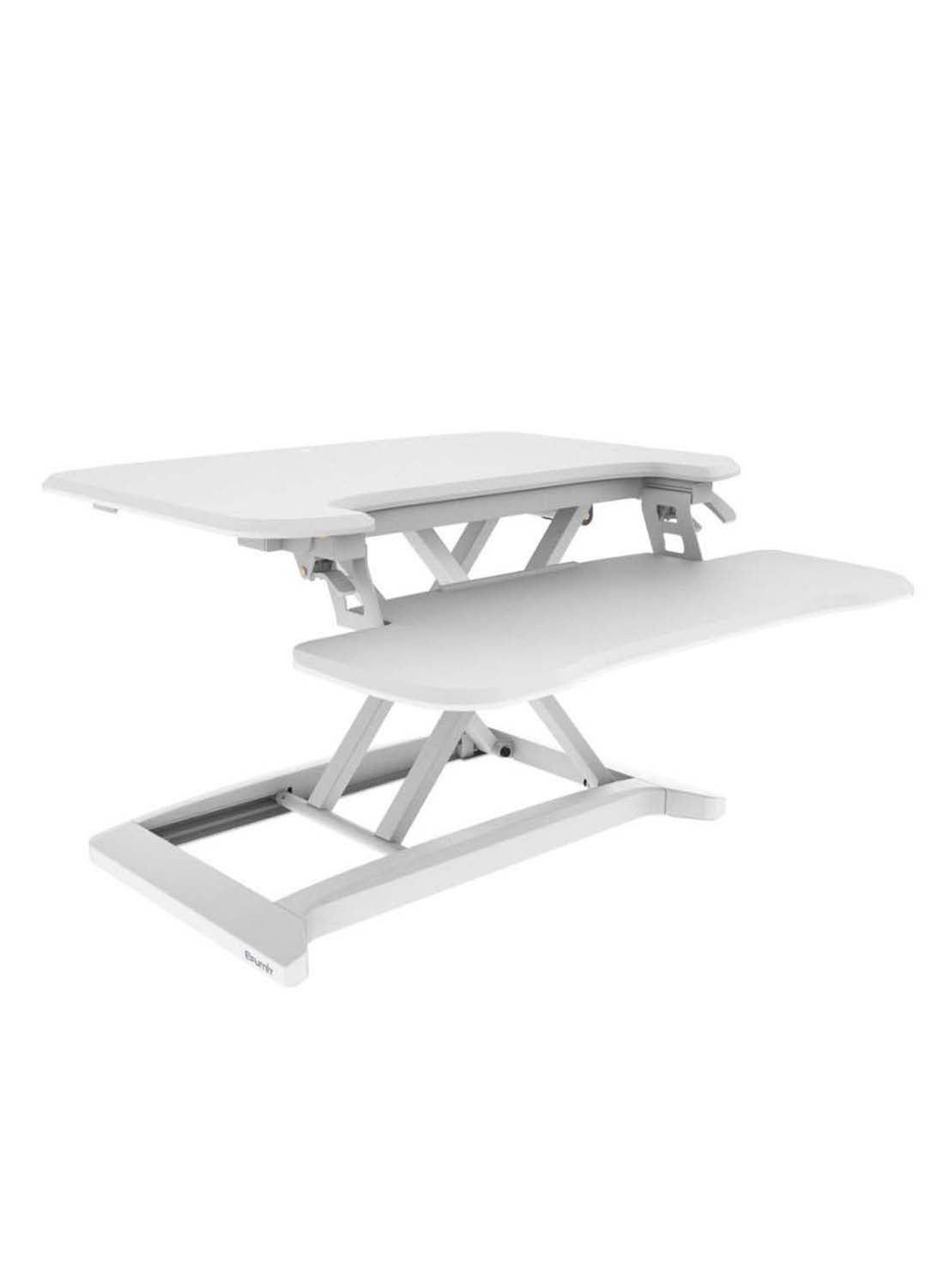 N24176267A_1.jpg Efurnit Series 151 Standing Desktop White 33inch - Image 1