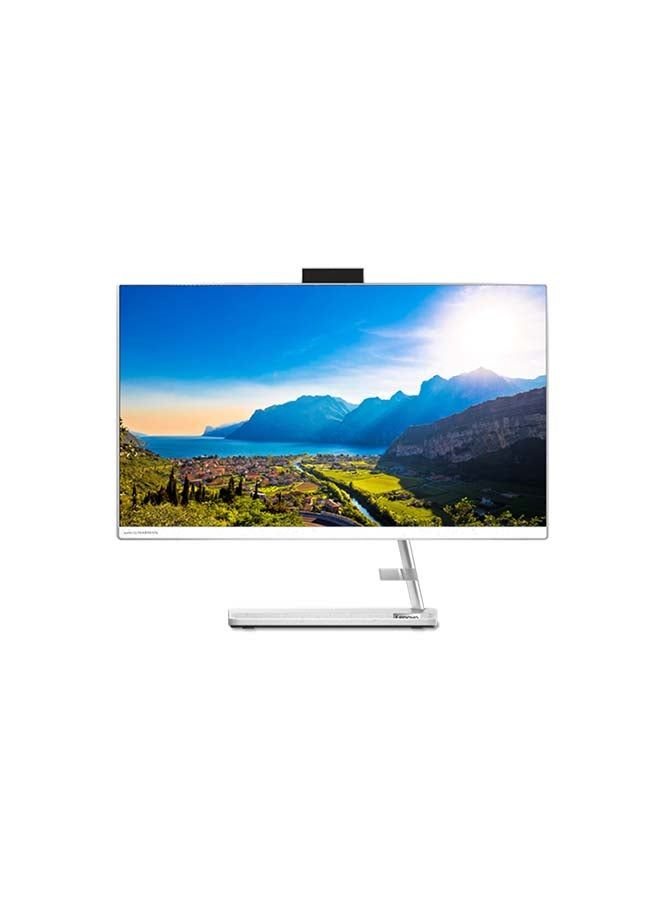 N51897743A_1.jpg Lenovo IdeaCentre AIO 3 Laptop With 23.8 Inch Display, Core i5-1135G7 Processer/8GB RAM/512GB SSD/2GB Nvidia GeForce MX450 Graphics Card English White - Image 1