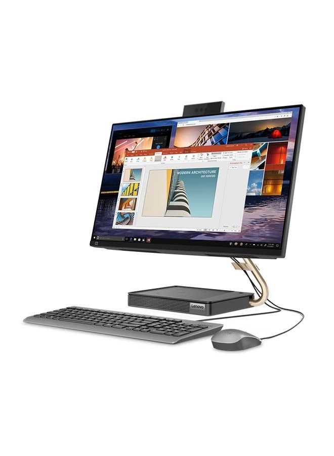 Lenovo IdeaCentre All in One(AIO) 5 With 23.8-Inch FHD Touch Display, Core i7-11700T Processor / 16GB RAM / 1TB HDD + 256GB SSD / 2GB NVIDIA GeForce MX450 Graphics / Windows 11 Home / English/Arabic Graphite Grey Lenovo Idea Centre All in One Desktop Computer (AIO) 5 With 23.8-Inch FHD Touch Display, Core i7-11700T Processor / 16GB RAM / 1TB HDD + 256GB SSD / 2GB NVIDIA GeForce MX450 Graphics / Windows 11 Home / English/Arabic Graphite Grey - Trade Dubai Computer Wholesaler