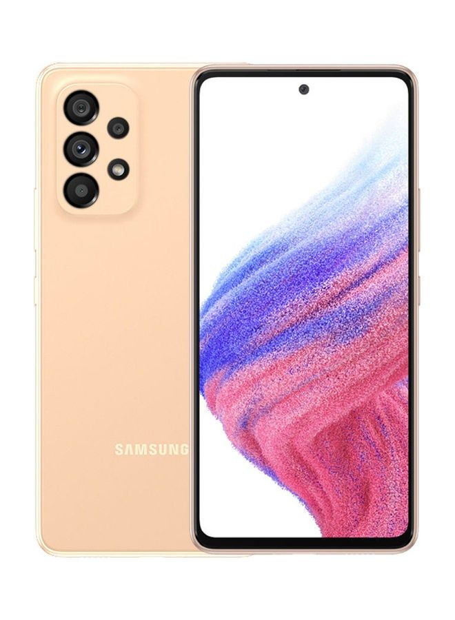 N52988679A_1.jpg Samsung Galaxy A53 Dual SIM Awesome Peach 8GB RAM 256GB 5G - Middle East Version - Image 1