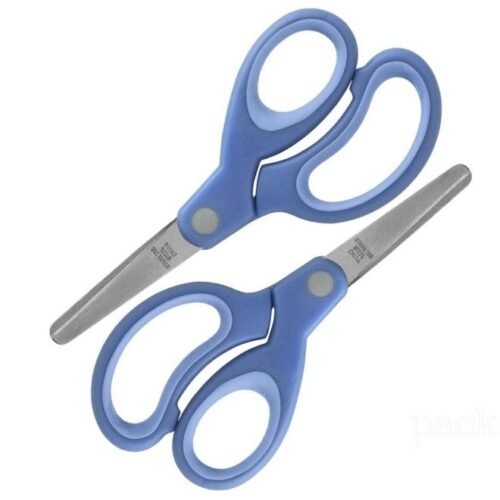 Office Scissors For School Kids Blunt Tip Scissors Kids Blunt End Scissors Kids Safe Scissors Kid Scissors Blunt Tip Small Safety Scissors Blue
