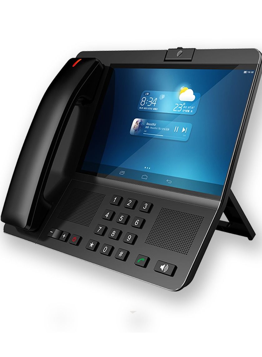 ecd3be84-f51c-425f-b83b-c6a60aad7c0d.jpg Generic Smart 4G Android Fixed Wireless Desktop Landline Phone 8 Inch Screen Video Cordless Phone With WIFI - Image 1