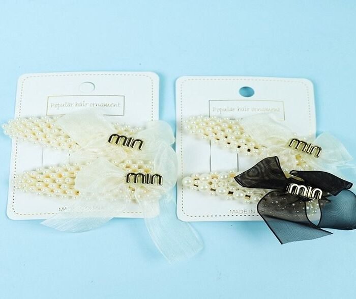 Boxed Pearl Bow Accessory BB Clip - Tradedubai.ae Wholesale B2B Market
