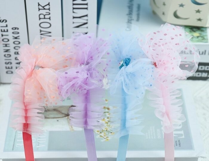 Children's gauze bow tie accessories head buckle - Tradedubai.ae Wholesale B2B Market