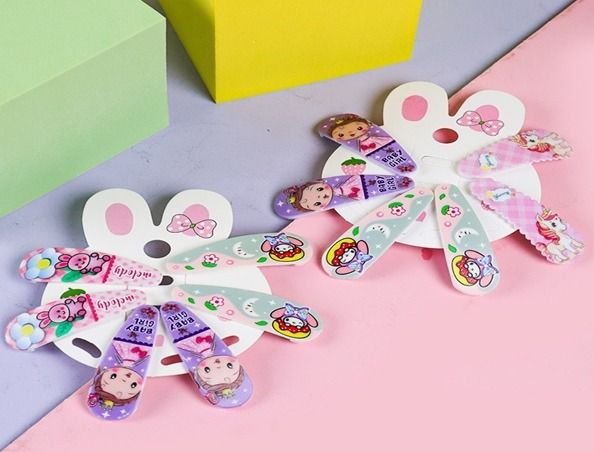 Box of six cartoon printed BB clips - Tradedubai.ae Wholesale B2B Market