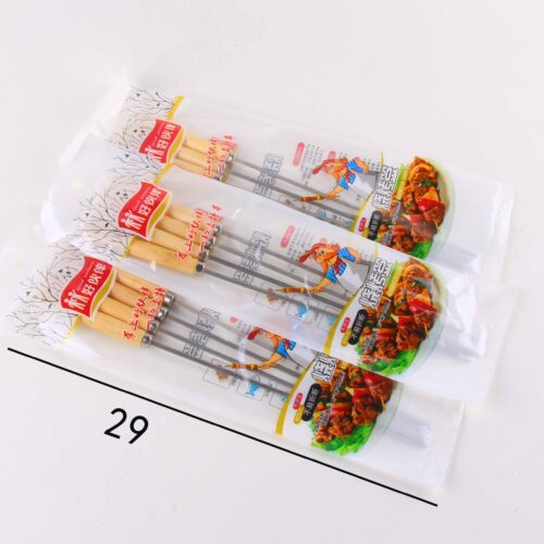 BBQ wooden handle iron skewers Wholesale Dubai UAE
