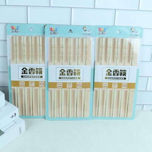 Blister card five pairs of unpainted agarwood chopsticks Wholesale Dubai UAE