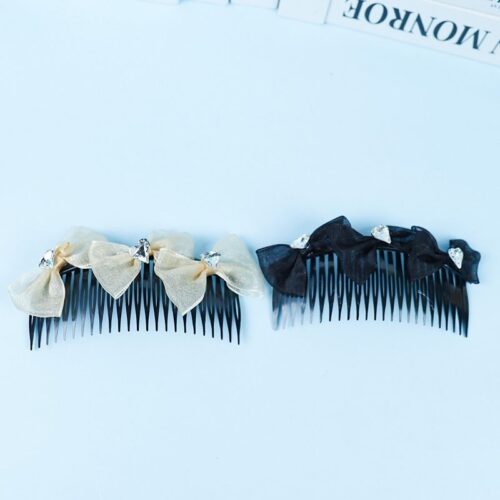 Box of 3 Zirconia Bow Tie Fork Combfff Wholesale Dubai UAE