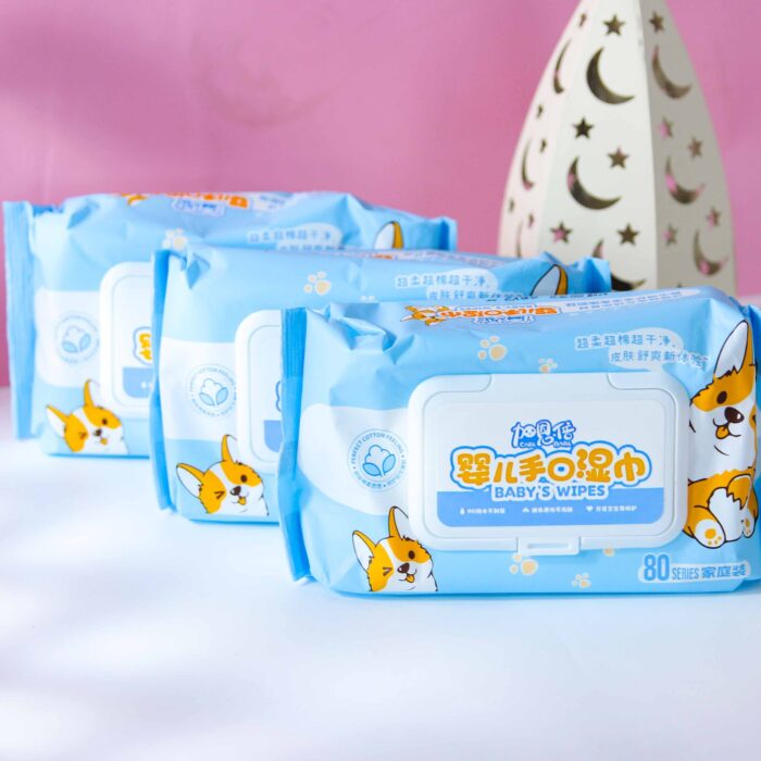 Garnbei 2134 Puppy Wipes 80 pieces Wholesale Dubai UAE - Tradedubai.ae Wholesale B2B Market