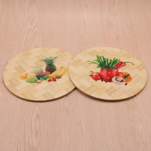 Large printed round bamboo mat Wholesale Dubai UAE