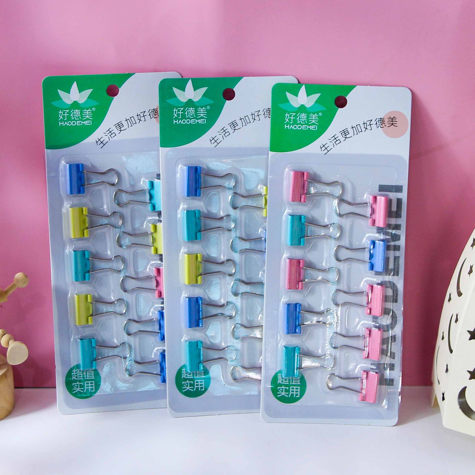 8605 Haodemei card 10 book clips 8605 Haodemei card 10 book clips - Image 1