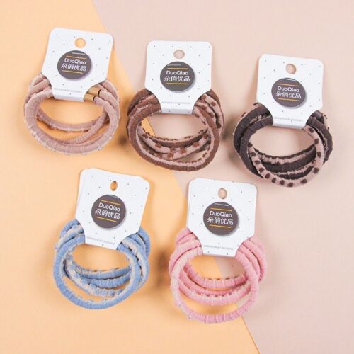 Four simple bamboo rubber bands