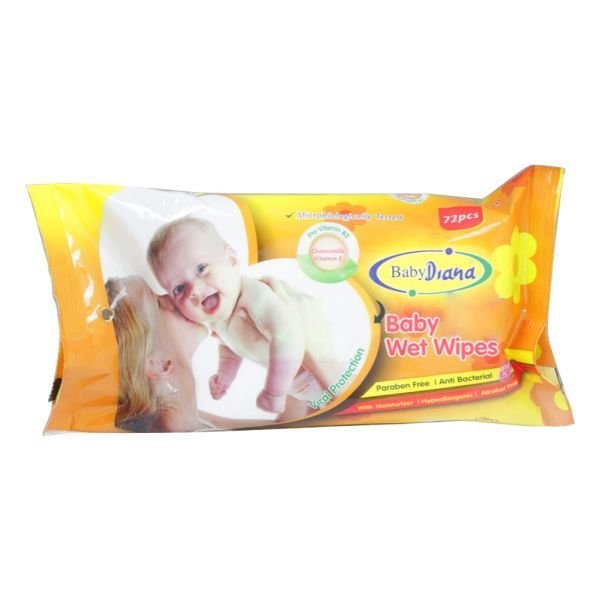 Baby Dianas Baby Wet Wipes Enriched with Chamomile Oil Vitamin-E - Baby Care Wholesale Dubai UAE - Tradedubai.ae Wholesale B2B Market