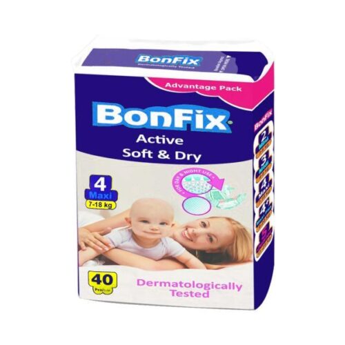BonFix Active Soft Dry Baby Diapers 4 Maxi Advantage Pack Wholesale Dubai UAE - Tradedubai.ae Wholesale B2B Market BonFix Active Soft Dry Baby Diapers 4 Maxi Advantage Pack Wholesale Dubai UAE - Tradedubai.ae Wholesale B2B Market