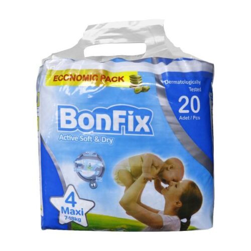 BonFix Soft Dry Baby Diapers Maxi 4 Economic Pack Wholesale Dubai UAE