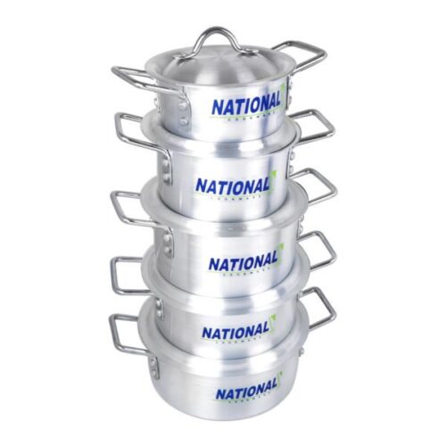 Buy High-Quality Aluminium Cooking Pot Sets with-Lids - Cookware Wholesale Dubai UAE