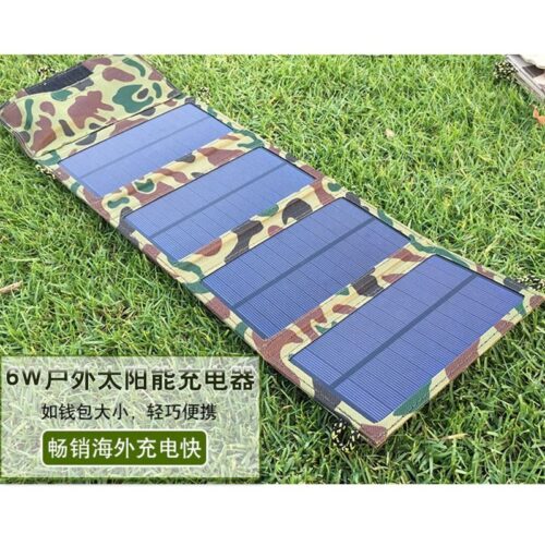 Cross-border consignment outdoor folding polysilicon solar charging bag portable USB solar charger 6W Wholesale Dubai UAE - Tradedubai.ae Wholesale B2B Market