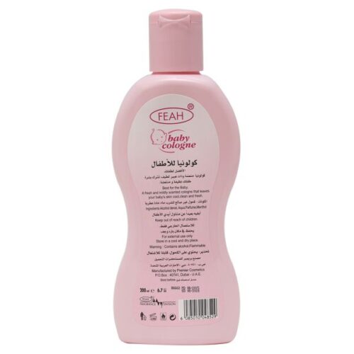 Feah Floral Baby Fresh Cool Long-Lasting Freshness Cologne 200Ml Wholesale Dubai UAE