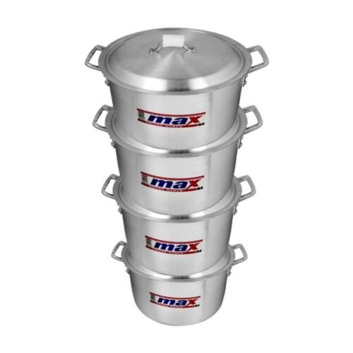 High-Quality Aluminium Cooking Pots Set With-Lids - Cookware Wholesale Dubai UAE
