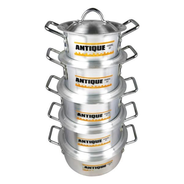 High-Quality Aluminium Cookware Pots Set With-Lid - Cookware Wholesale Dubai UAE - Tradedubai.ae Wholesale B2B Market