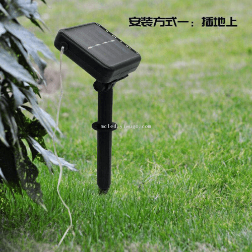 LED solar copper wire lamp eight-function light string courtyard decoration outdoor light string Christmas holiday cross-border colorful light string3 Wholesale Dubai UAE