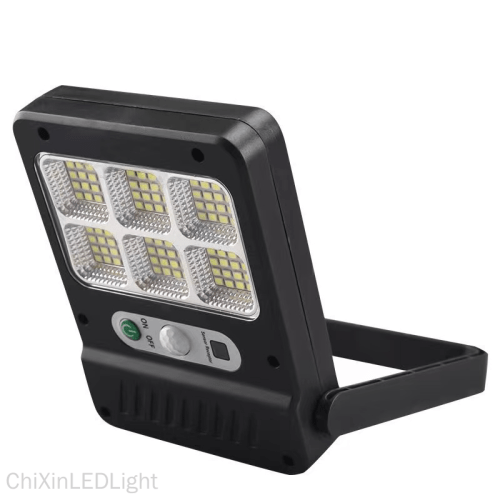 LED solar rechargeable wall lamp outdoor waterproof human body induction COB lighting courtyard camping emergency light Wholesale Dubai UAE