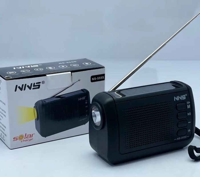 NNS-555S new solar bluetooth speaker with antenna radio gift speaker retro radio Wholesale Dubai UAE