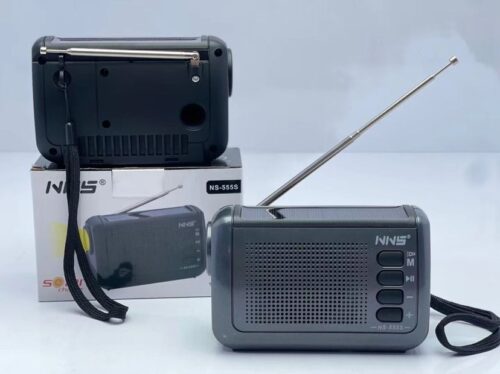 NNS-555S new solar bluetooth speaker with antenna radio gift speaker retro radio2 Wholesale Dubai UAE