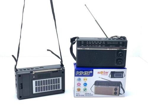 NS-8125S Retro Bluetooth Speaker Solar Radio with Antenna Creative Gift Home Small Audio Wholesale Dubai UAE