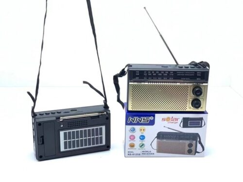 NS-8125S Retro Bluetooth Speaker Solar Radio with Antenna Creative Gift Home Small Audio2 Wholesale Dubai UAE