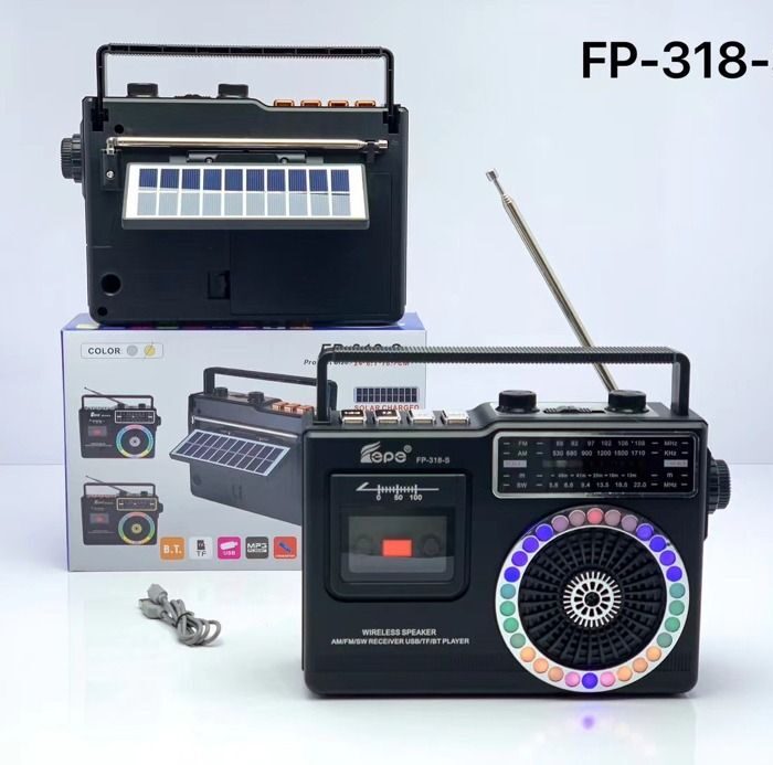 New FP-318-S retro Bluetooth speaker small outdoor portable card radio for the elderly Wholesale Dubai UAE