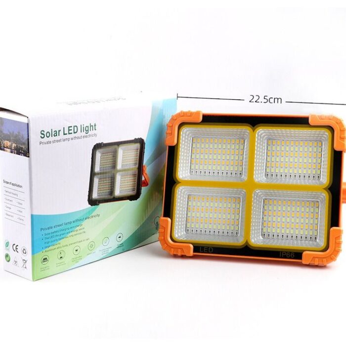 New XJ-D8L solar LED charging three-speed dimming mobile phone power bank with all-night battery life portable hand lantern Wholesale Dubai UAE