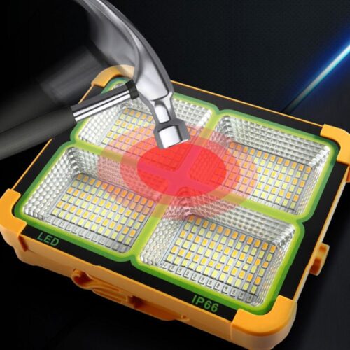 New small D8 solar LED charging three-speed dimming mobile phone power bank with all-night battery life portable hand lantern3 Wholesale Dubai UAE