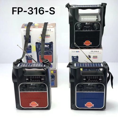 Outdoor FP-316-S Solar Rechargeable FM Radio Camping Light Solar Portable Bluetooth Speaker Wholesale Dubai UAE